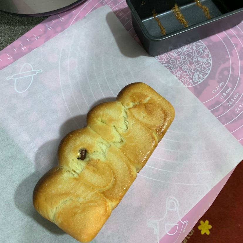 炼乳红豆手撕小吐司