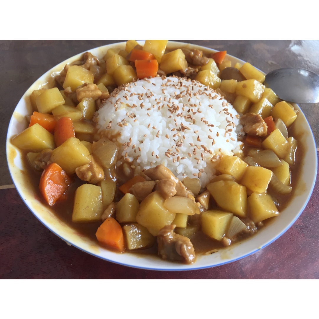咖喱鸡饭