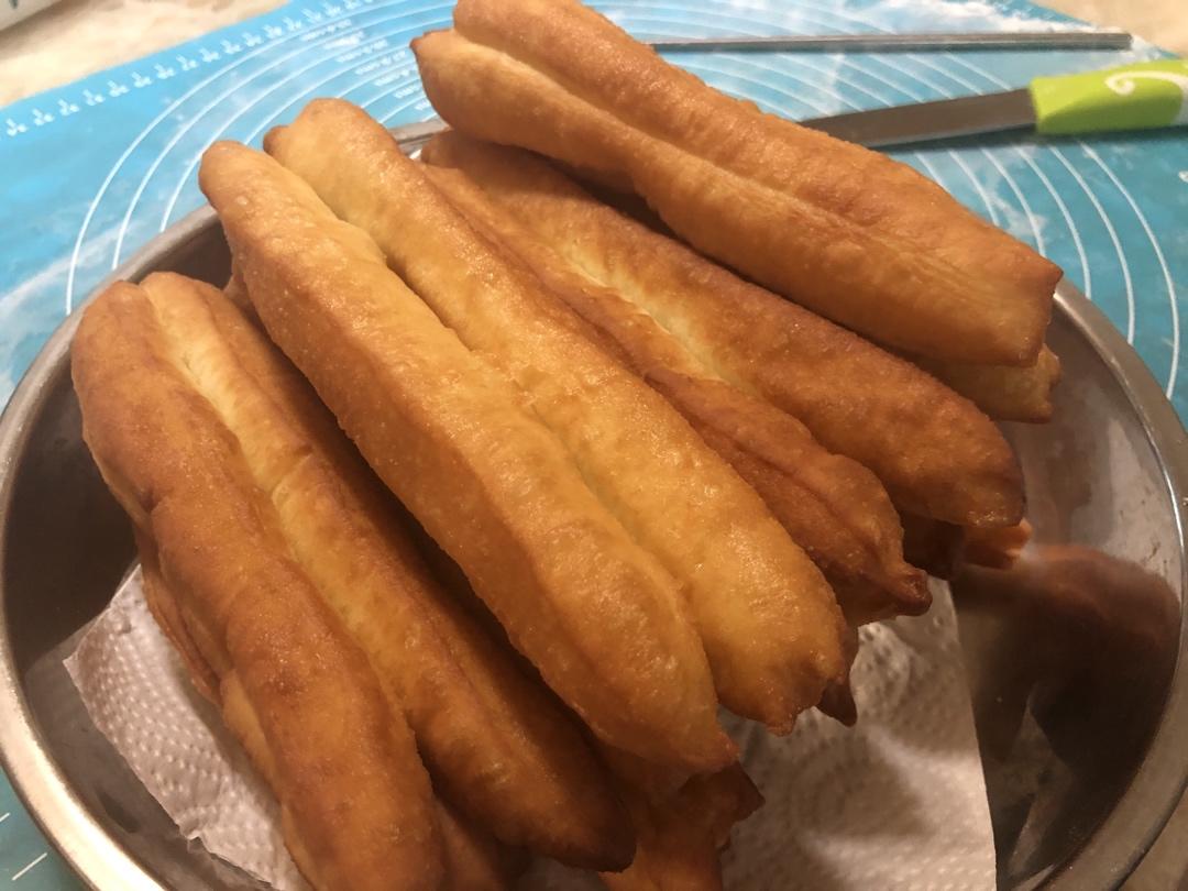 快手早餐～自制油条（酵母版，不含泡打粉、膨松剂）