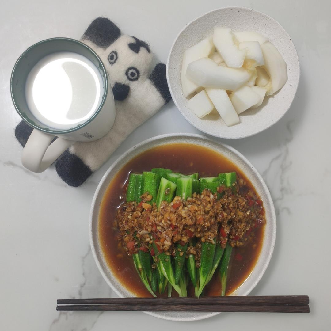蒜蓉秋葵