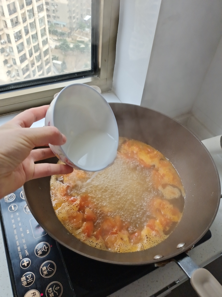 西红柿蛋花汤的做法 步骤4