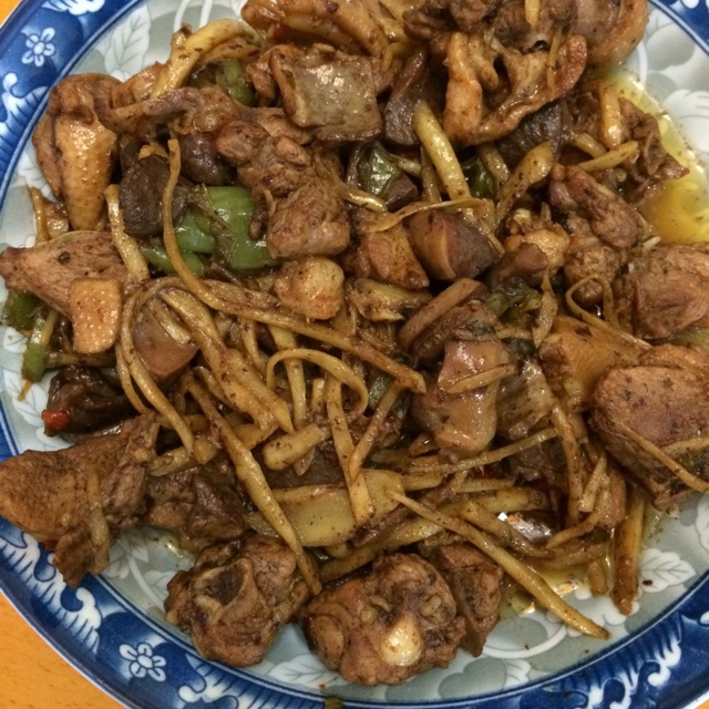 子姜炒鸭