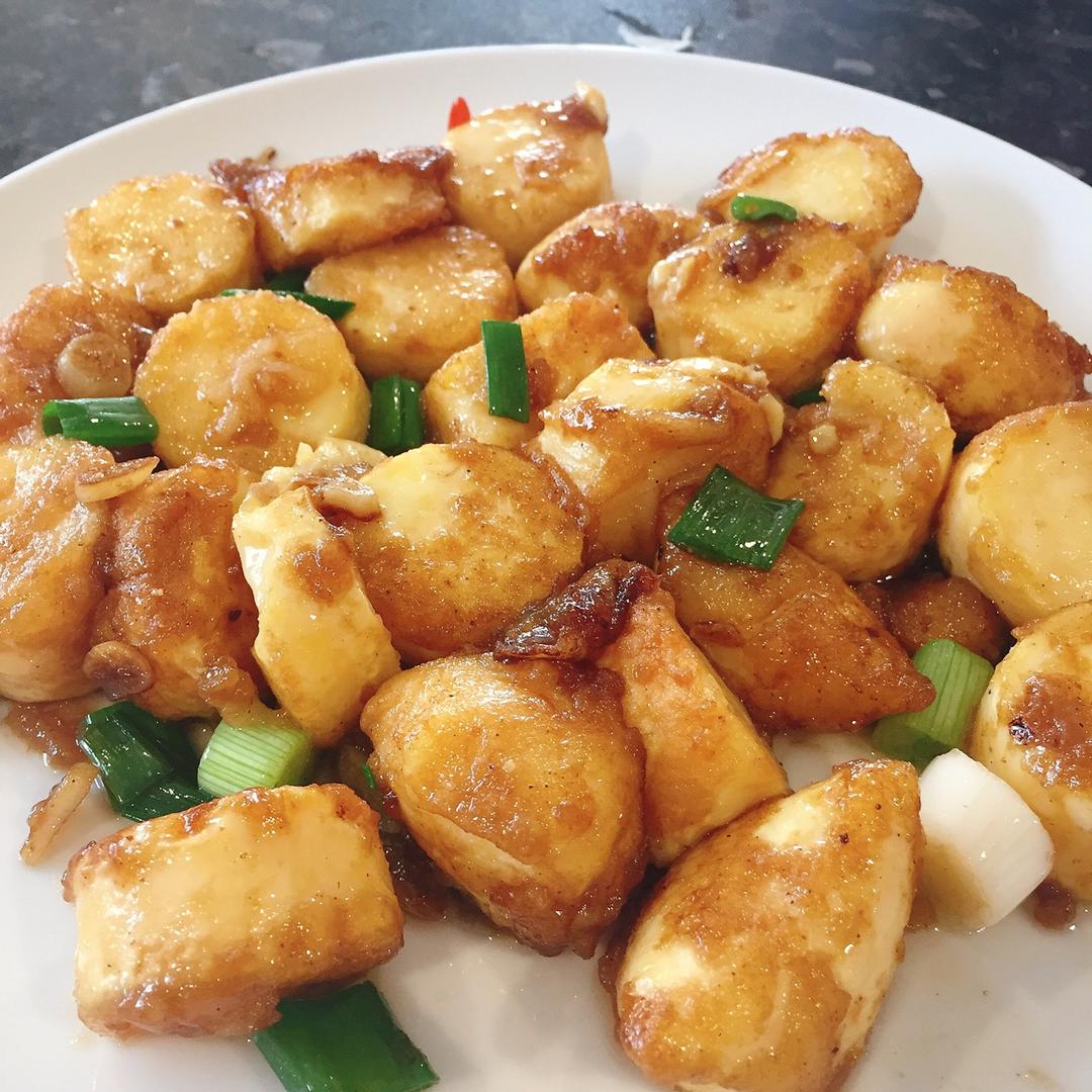 一个老张做的脆皮日本豆腐