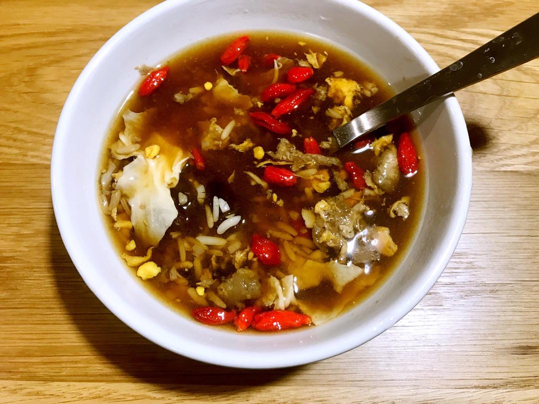 老红糖醪糟窝鸡蛋