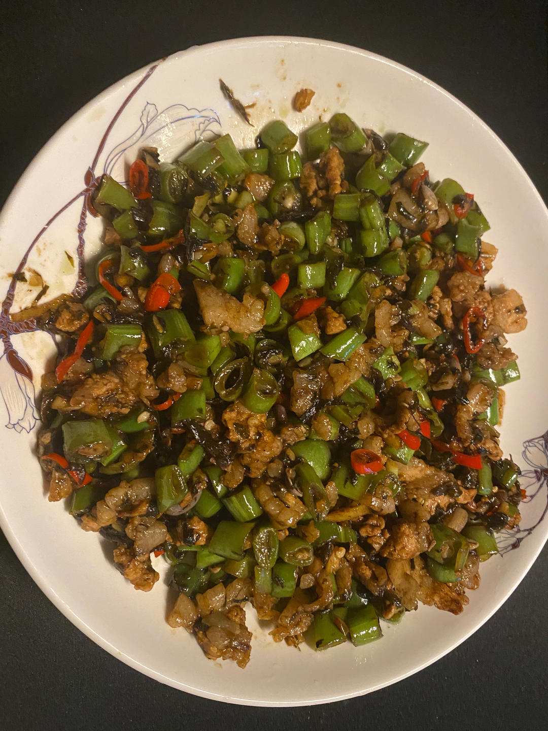 四季豆肉末橄榄菜