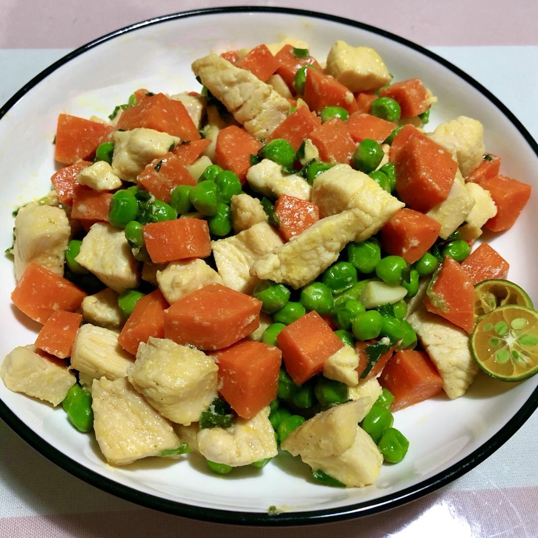 营养低脂、高蛋白，巨好吃的五彩鸡胸肉