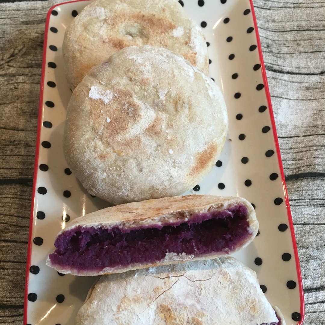 【食】健康减脂紫薯发面小饼 | 营养瘦身大法(2)