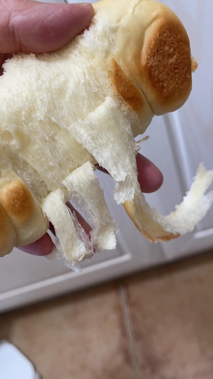 纯奶手撕吐司的做法 步骤1