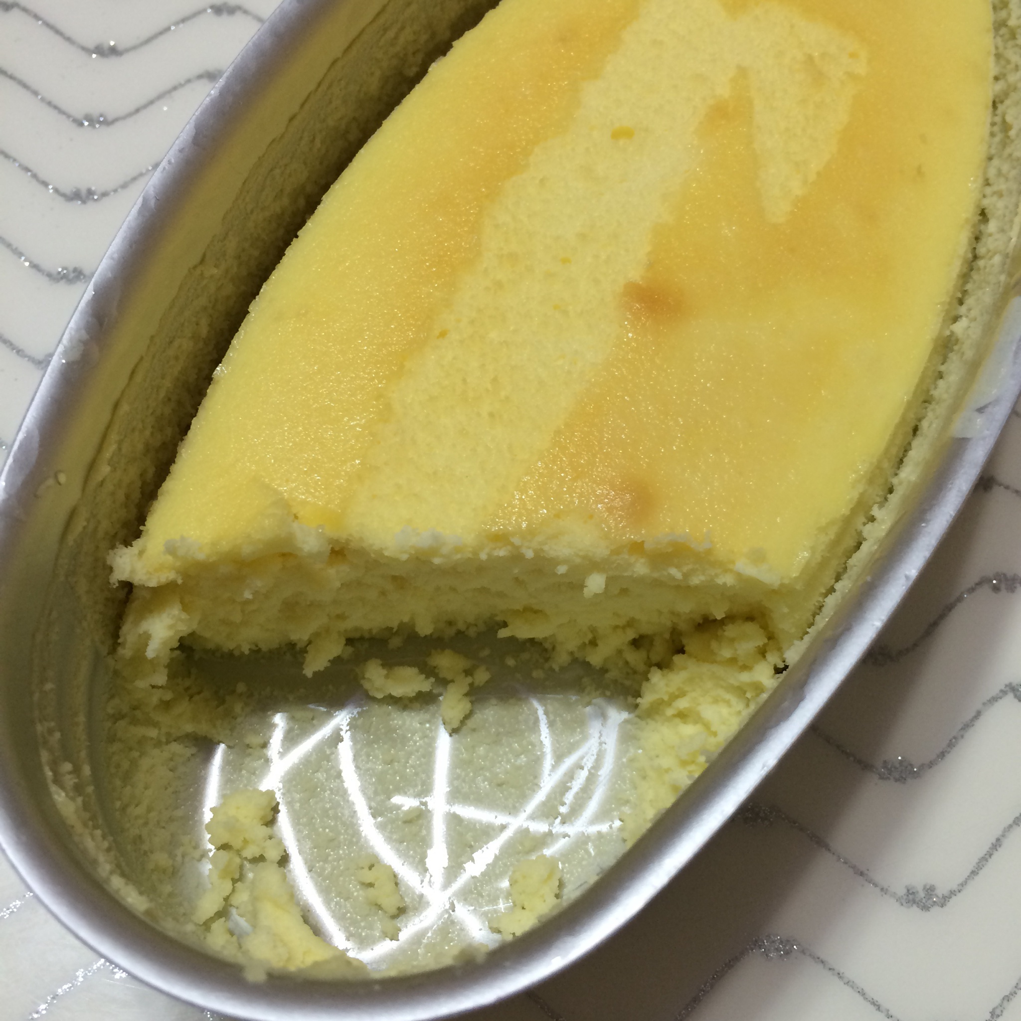 美味的轻乳酪蛋糕