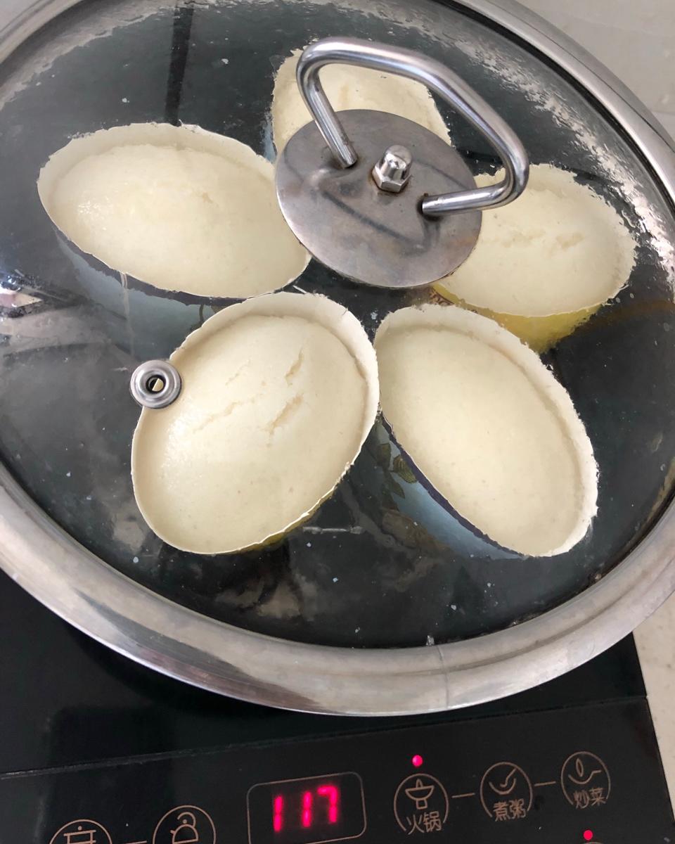 低糖无油的米发糕（不加泡打粉噢~）