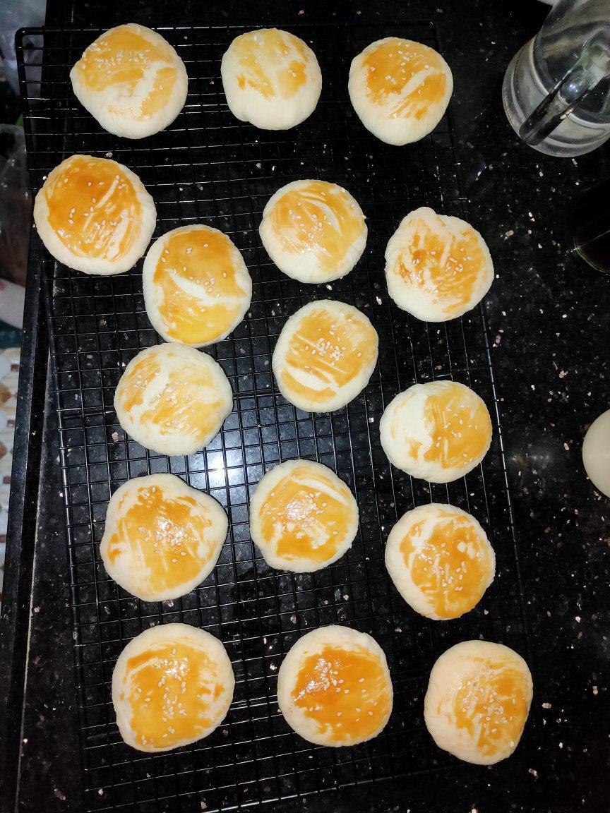 酥皮绿豆饼   酥得掉渣渣
