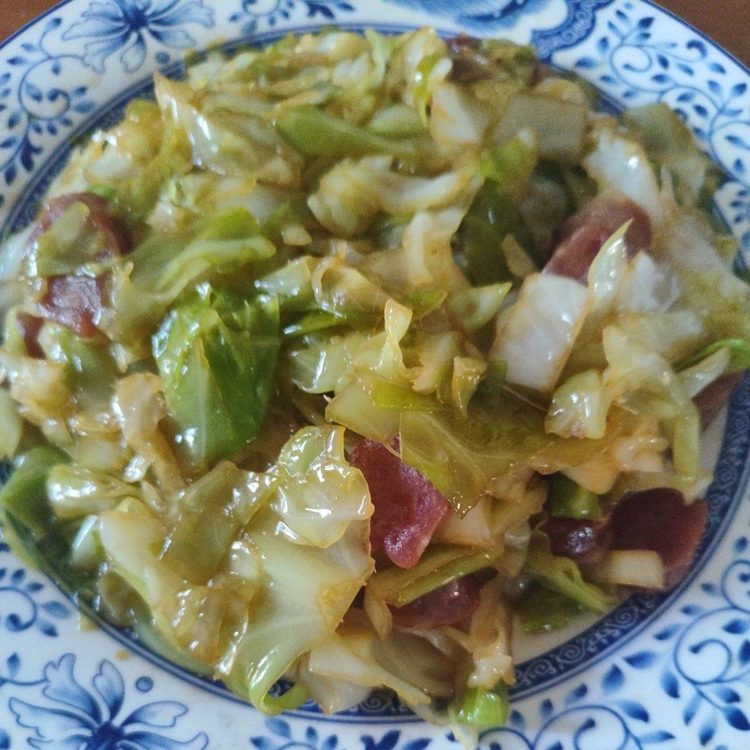 这么炒包菜，吃到空碗