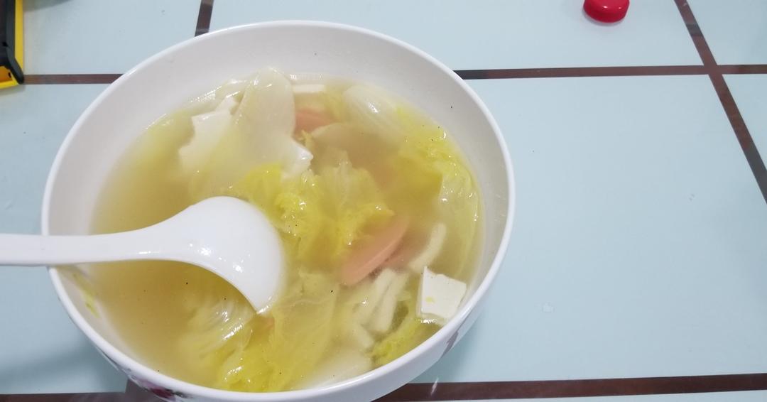 白菜豆腐汤