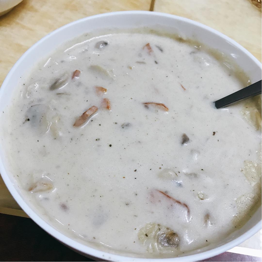 奶油蘑菇汤（完美比例版）