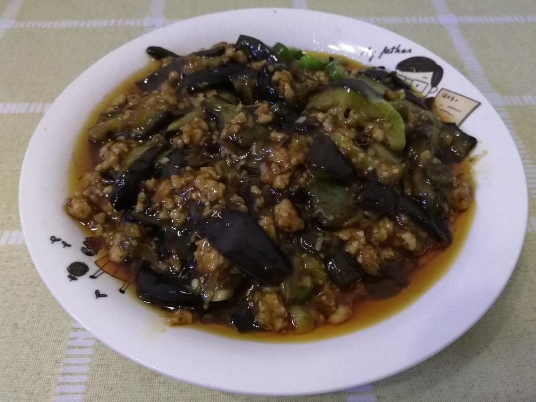 红烧肉沫茄子