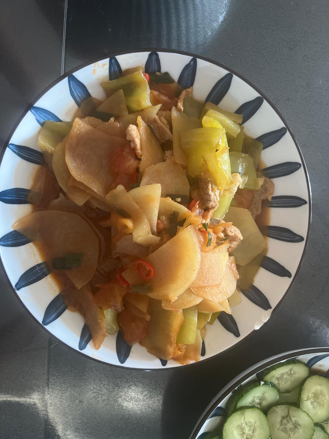 土豆片辣椒炒肉