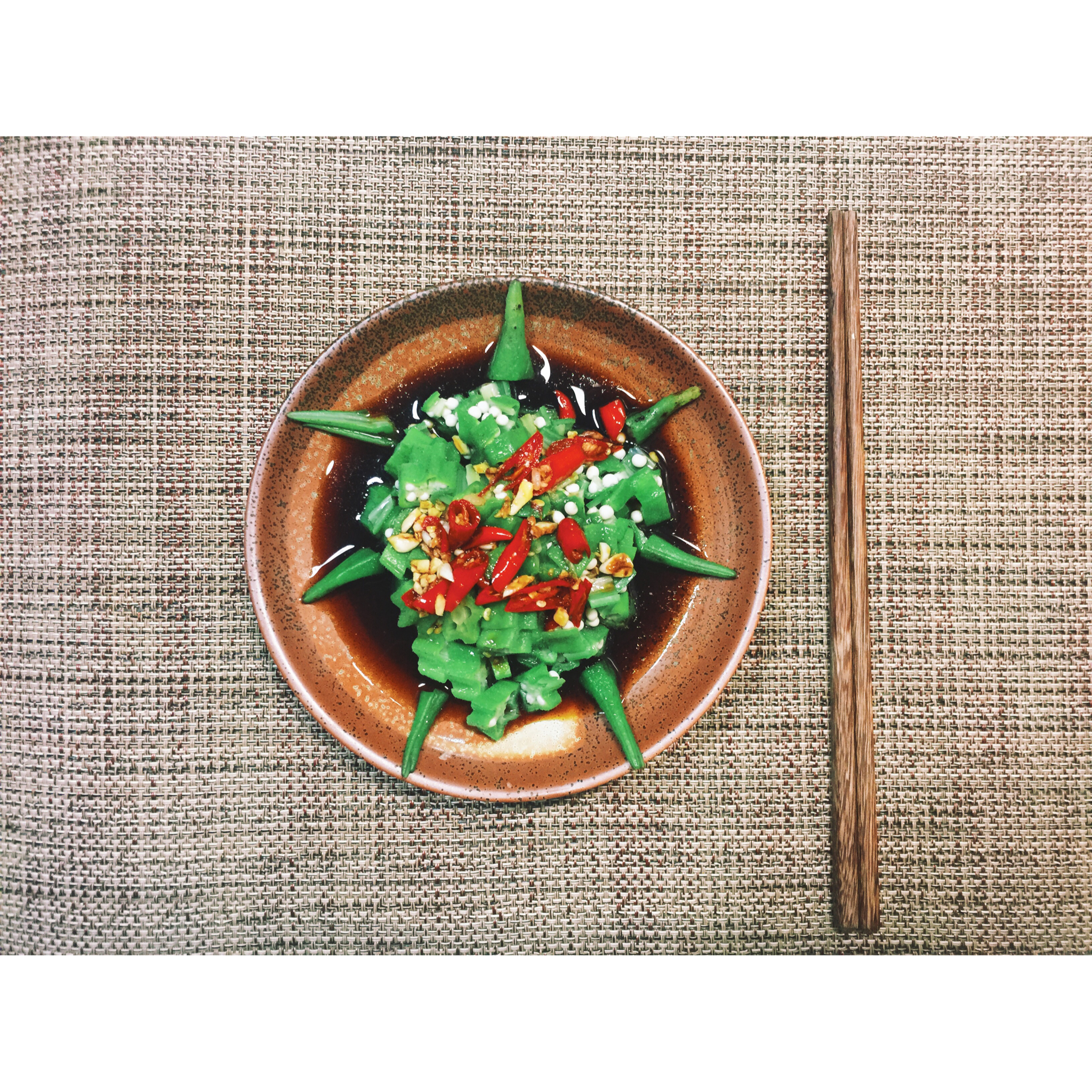 【白灼秋葵】清爽简单