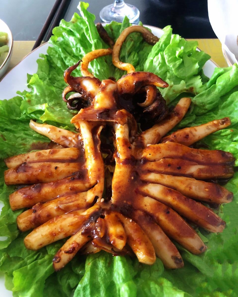 ℡ 灰灰做的烤鱿鱼(烤箱版)秒杀铁板烧