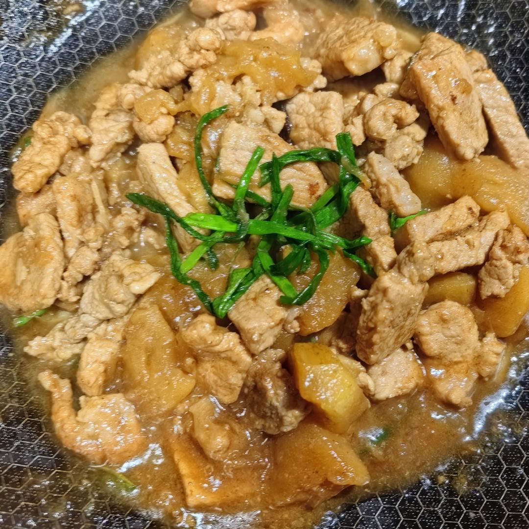 简易版苹果炖猪排