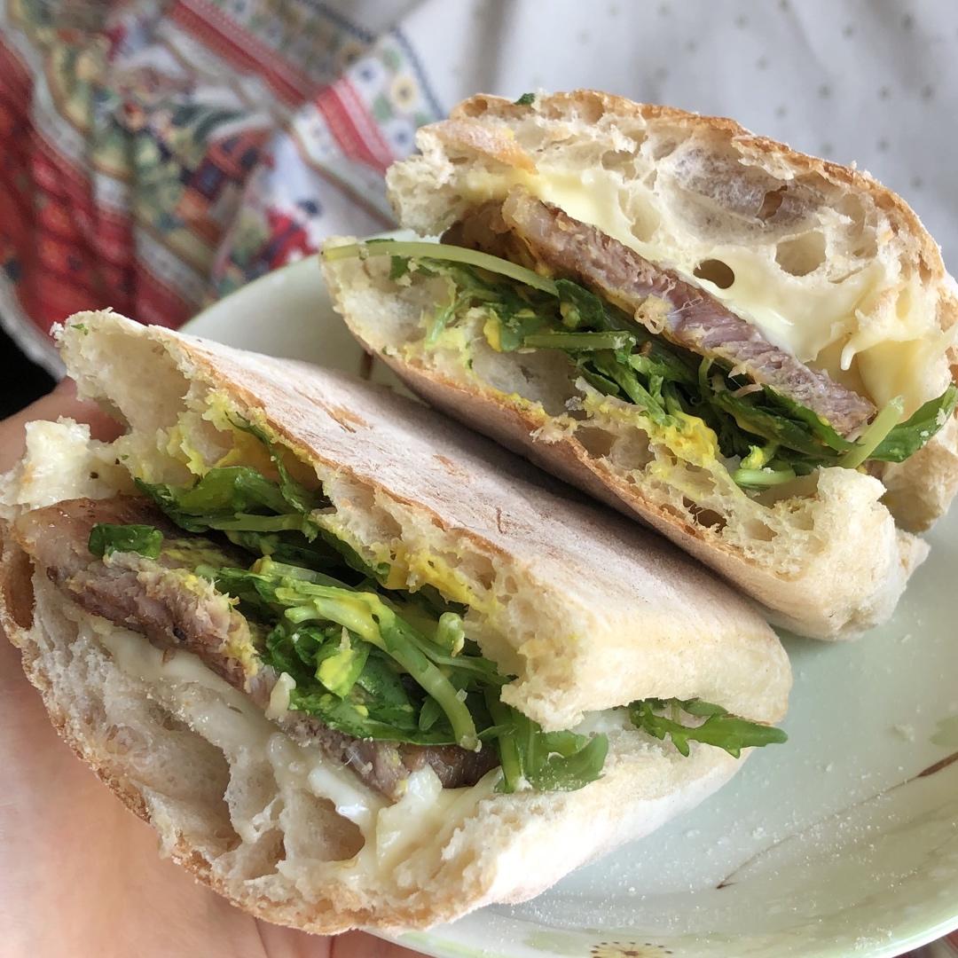 夏巴塔三明治/Ciabatta Sandwich/不同于沼三明治的另一种胖fufu