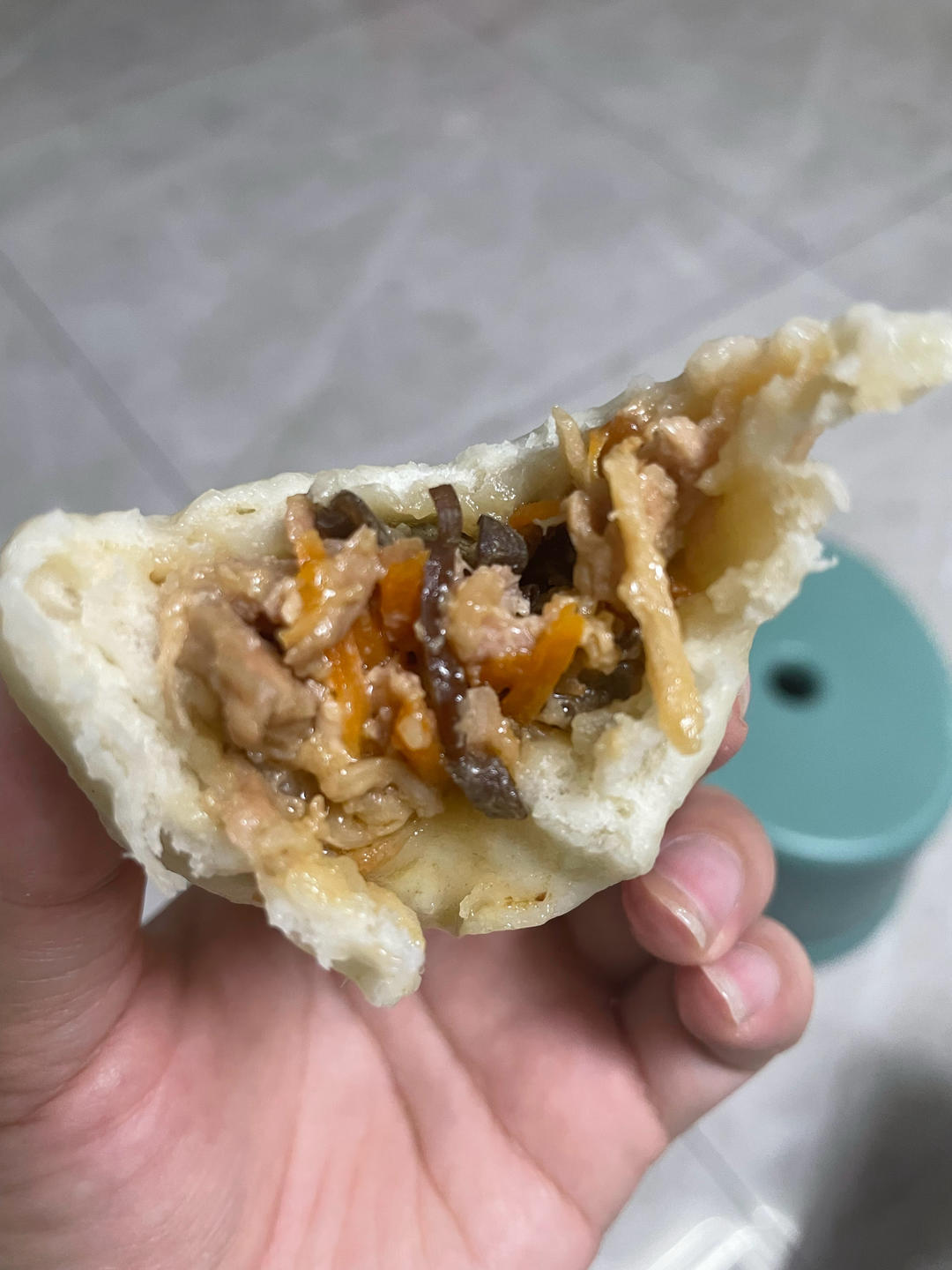 鱼香肉丝馅包子