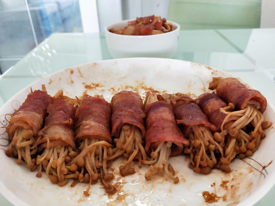 金针菇培根卷