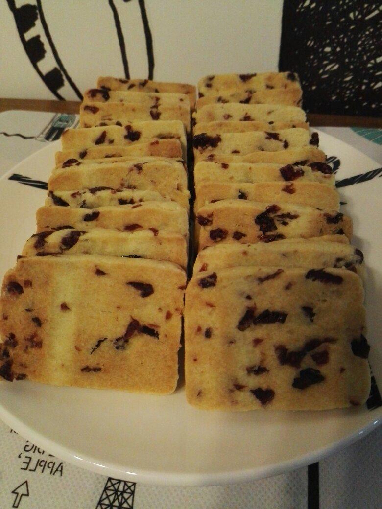 低糖少油版蔓越莓饼干