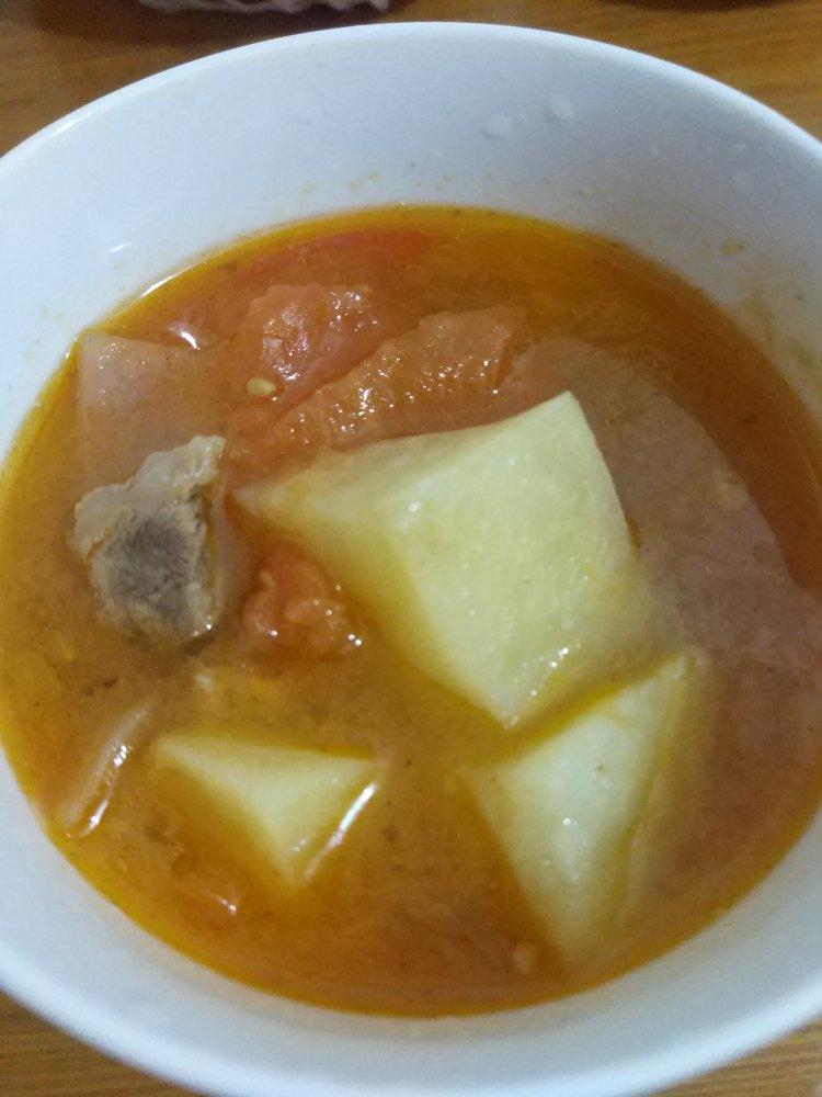 番茄土豆炖牛腩