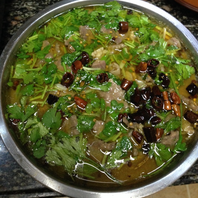 水煮牛肉