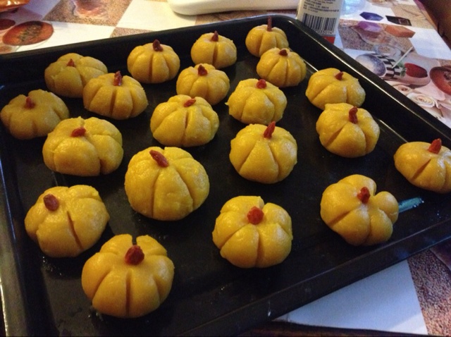 糯糯的南瓜饼