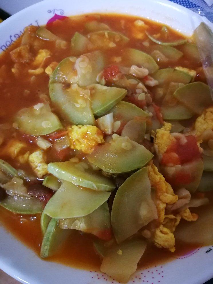 西葫芦炒番茄