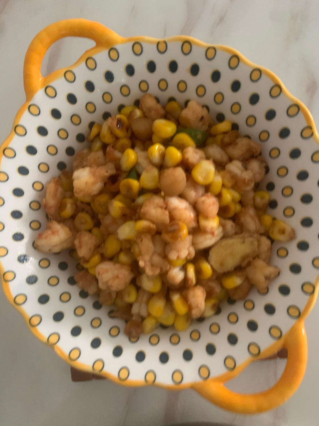 虾仁炒玉米