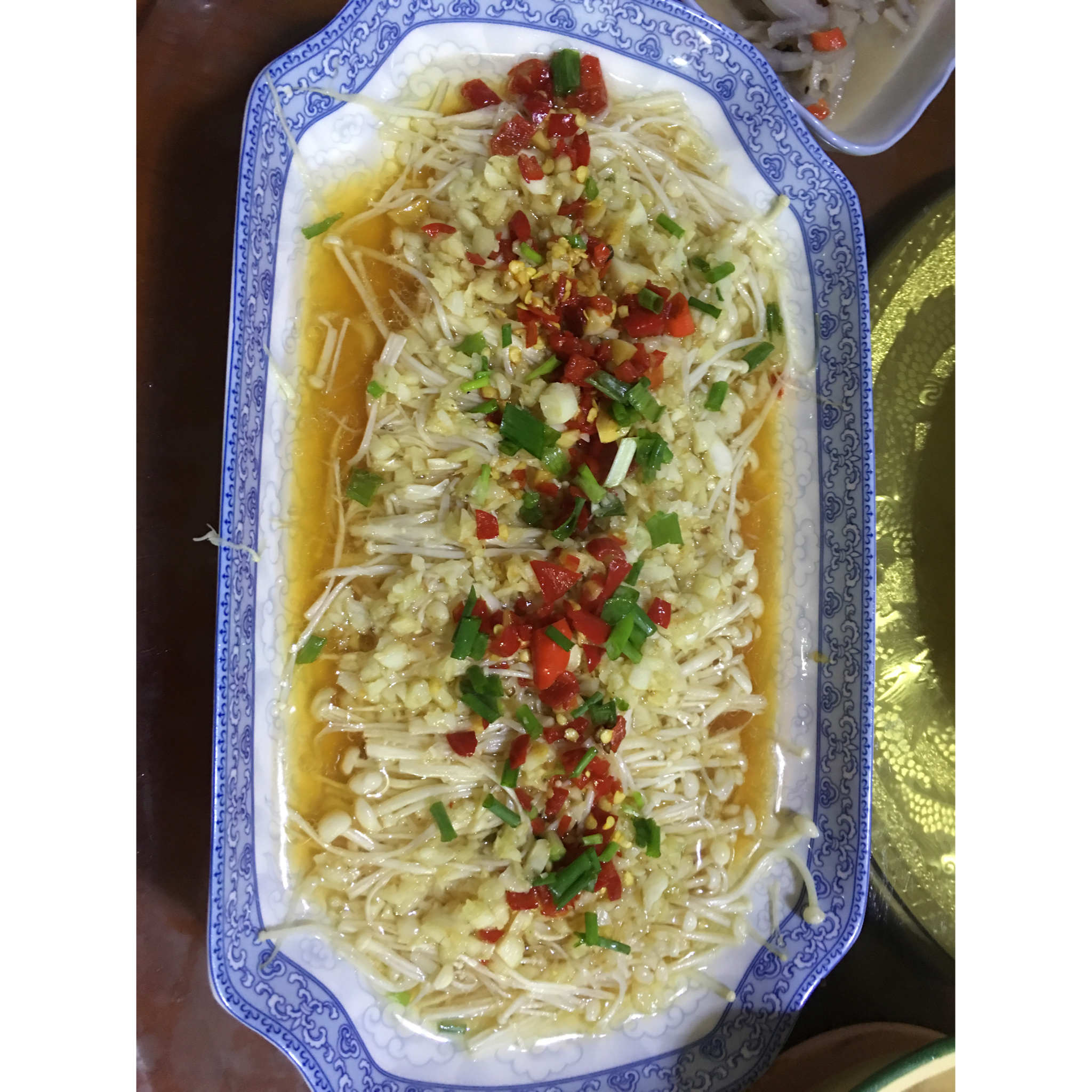 蒜蓉蒸金针菇