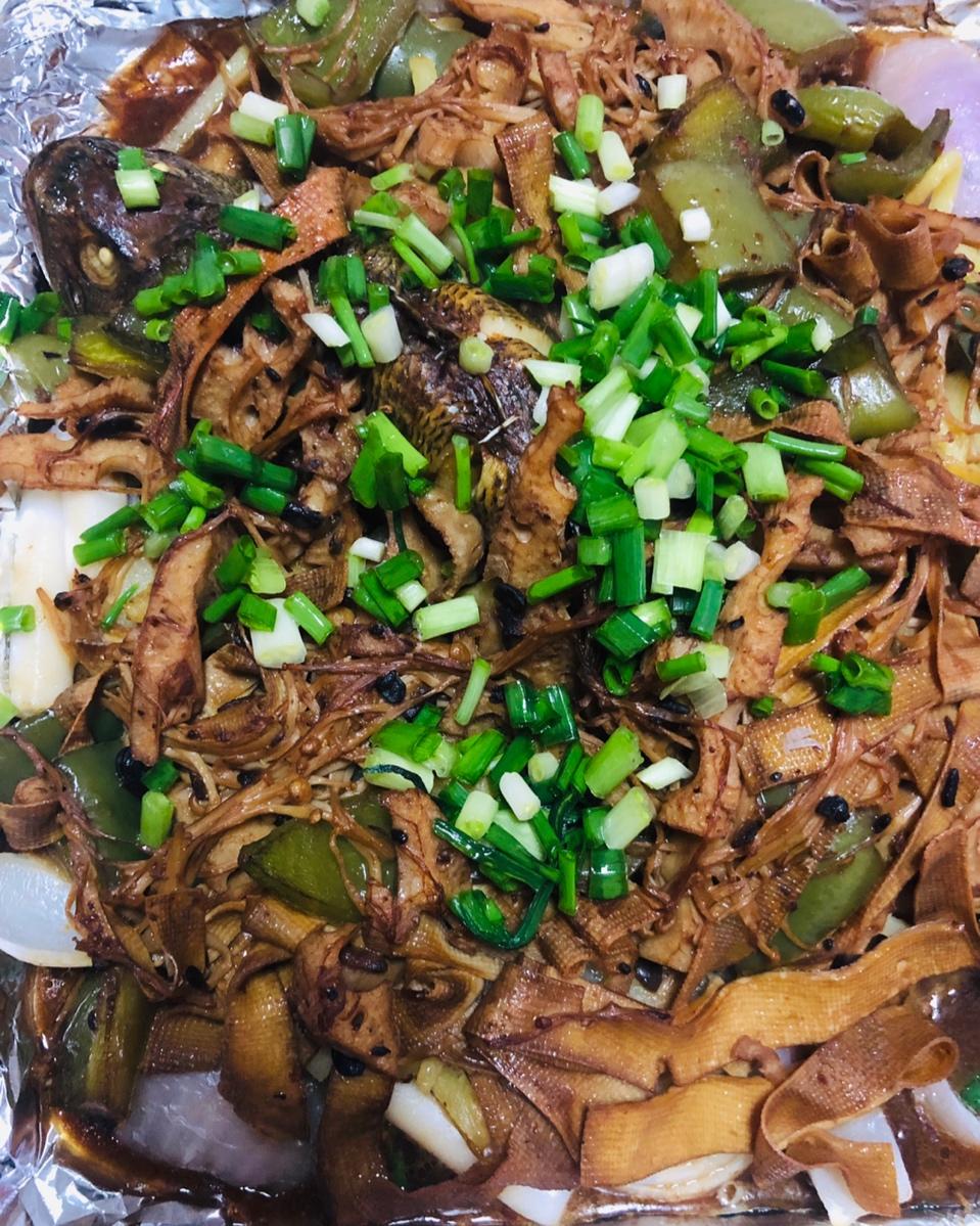 酱香时蔬烤鱼