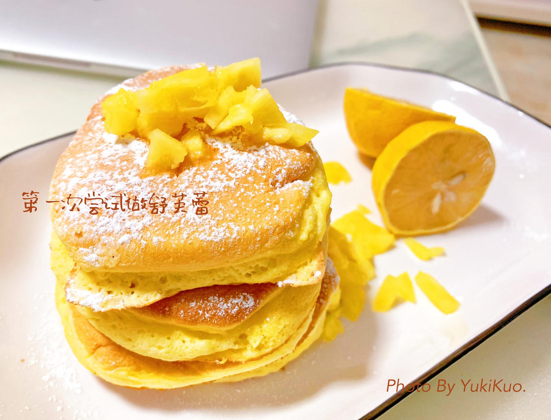 10分钟搞定网红舒芙蕾松饼🥞超松软『步骤详细附视频』『平底锅美食』