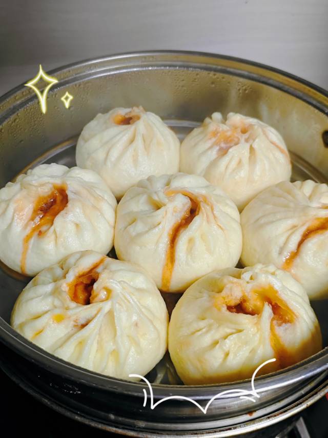 手工包子（肚脐包）