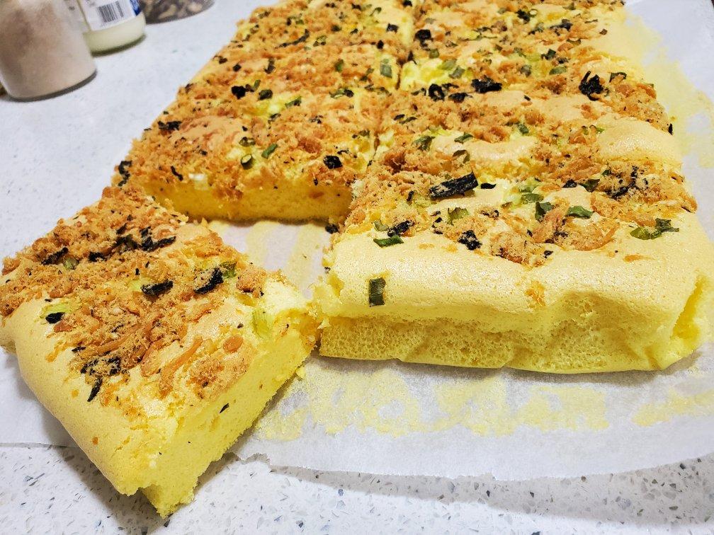 香葱肉松卷 蛋糕卷-无敌美味