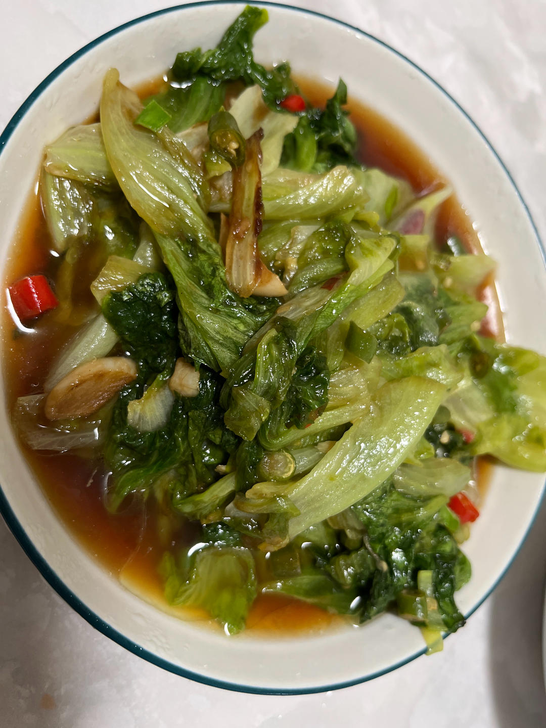 小炒生菜太好吃