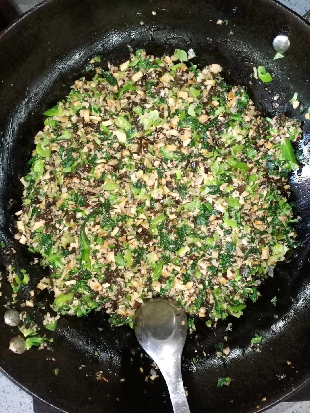 青菜香菇包（苏式净素菜包）