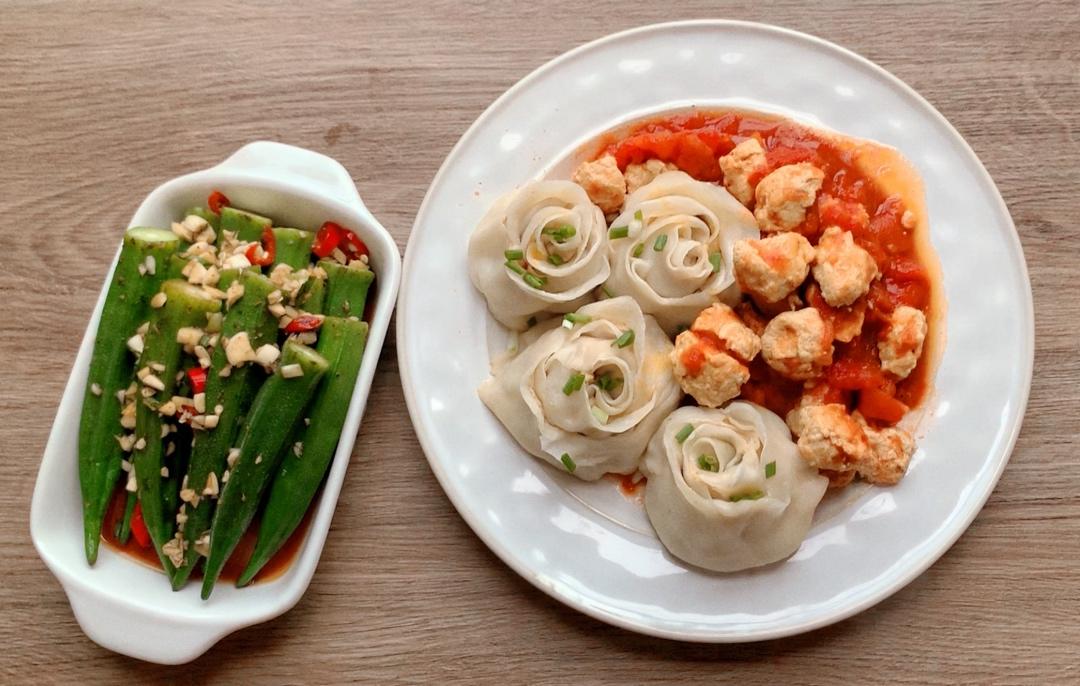 玫瑰花饺子