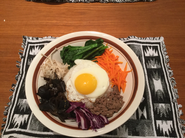 家常韩式拌饭
