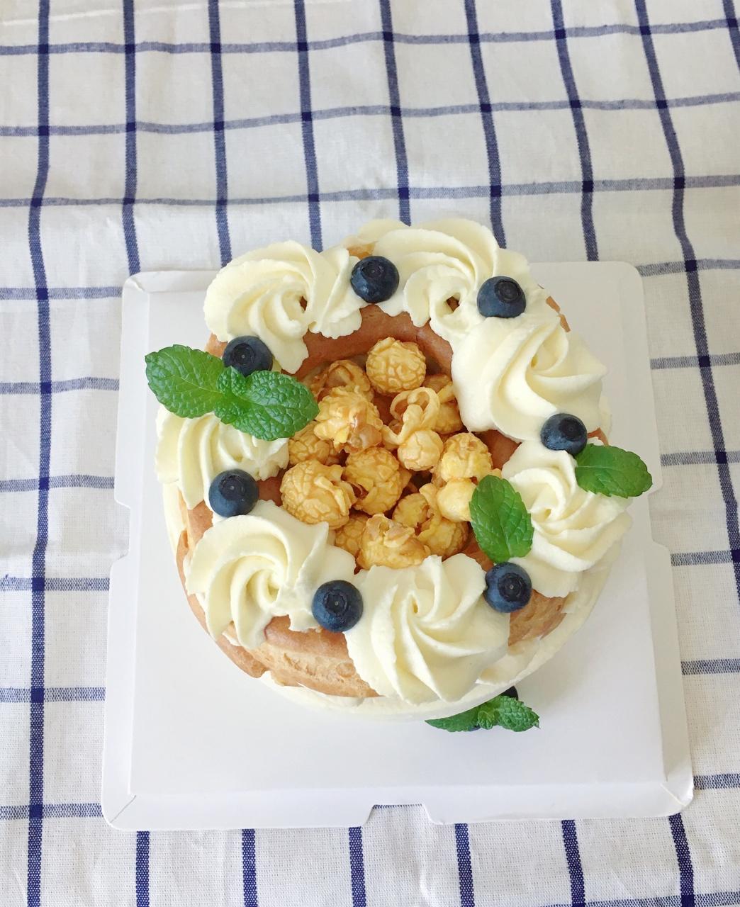 高颜值的花环泡芙