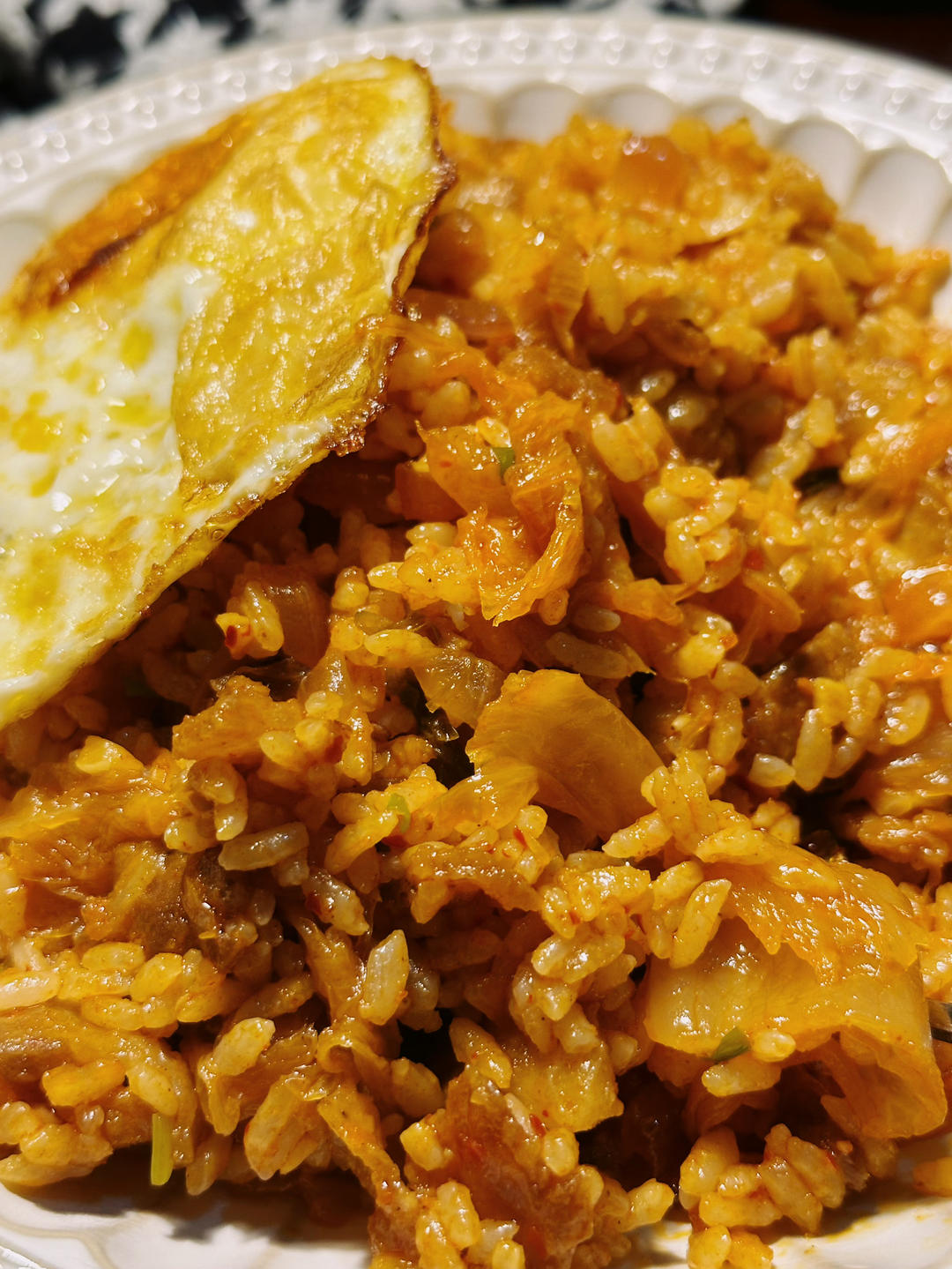 五花肉泡菜炒饭