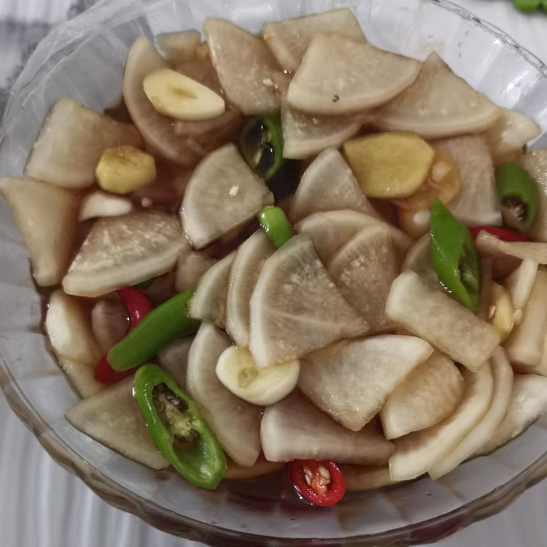 爽口开胃腌萝卜片
