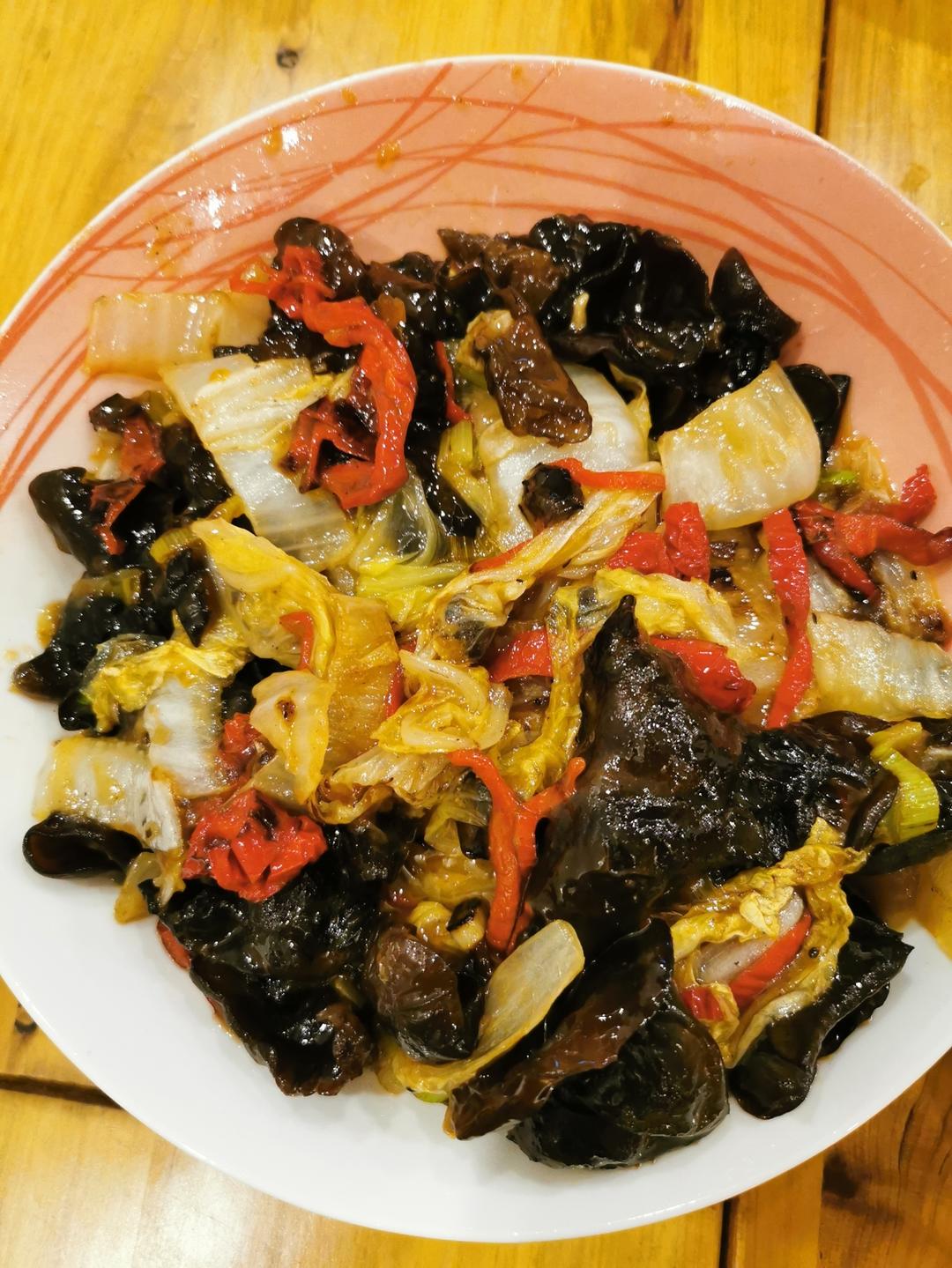 开胃下饭菜！醋溜白菜木耳