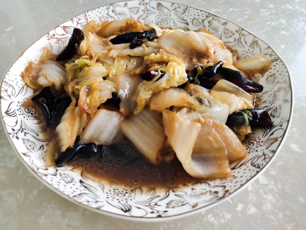 醋溜白菜片，超级好吃