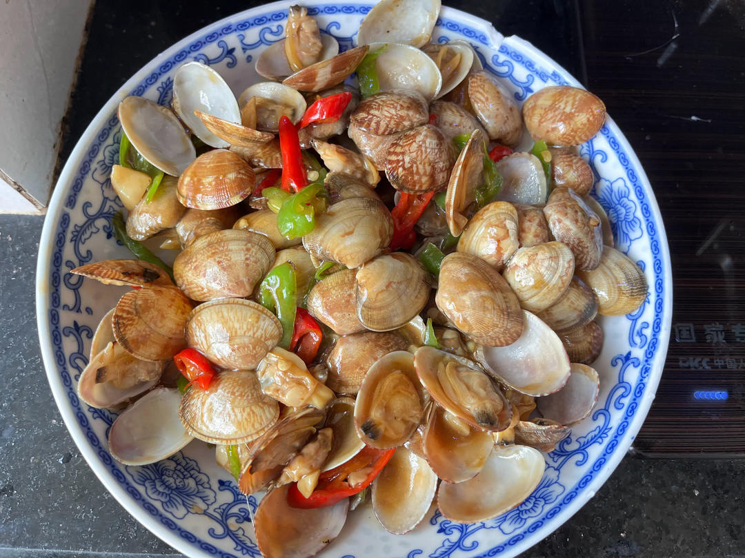 5分钟快手菜❗️秒杀路边摊爆炒花甲～好吃到爆