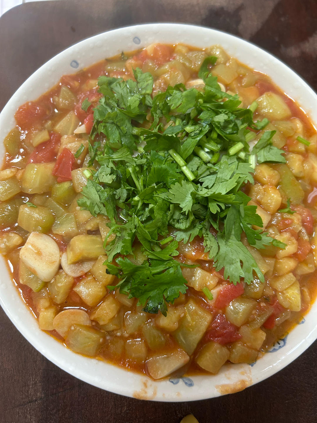 素炒茄子西红柿