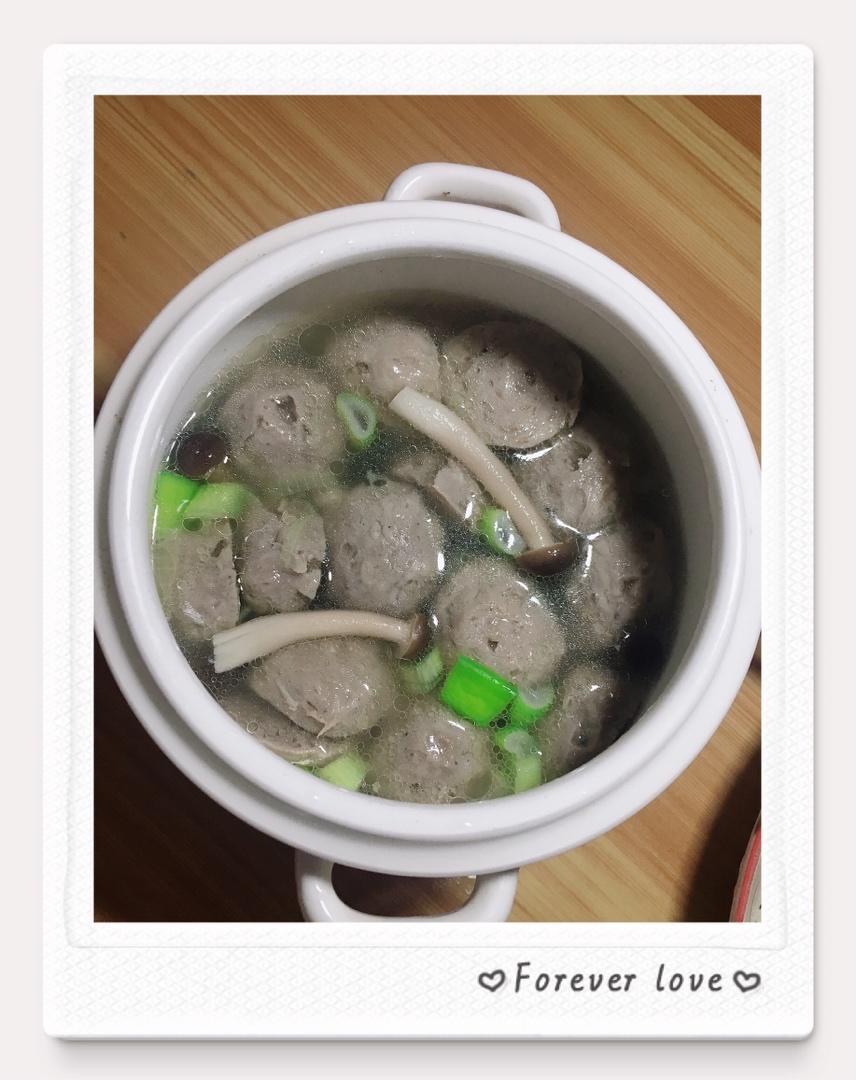 牛肉丸子粉丝汤