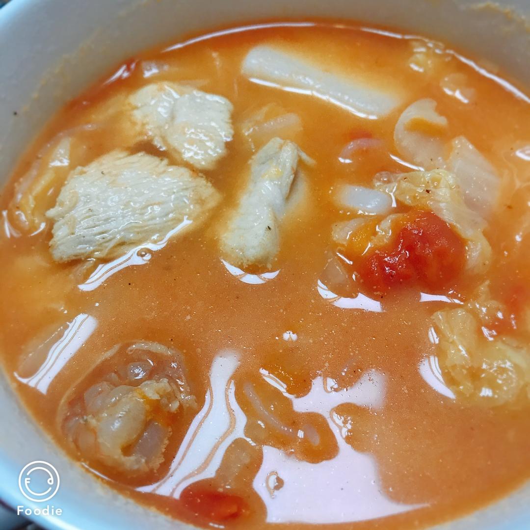 番茄鸡胸丁——减脂必备！！